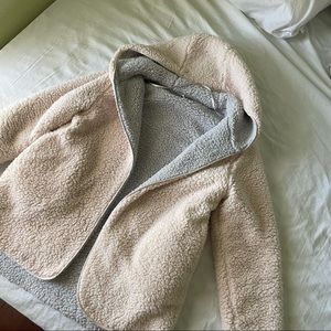 Urban Outfitters Carmella Cozy Reversible Teddy Coat